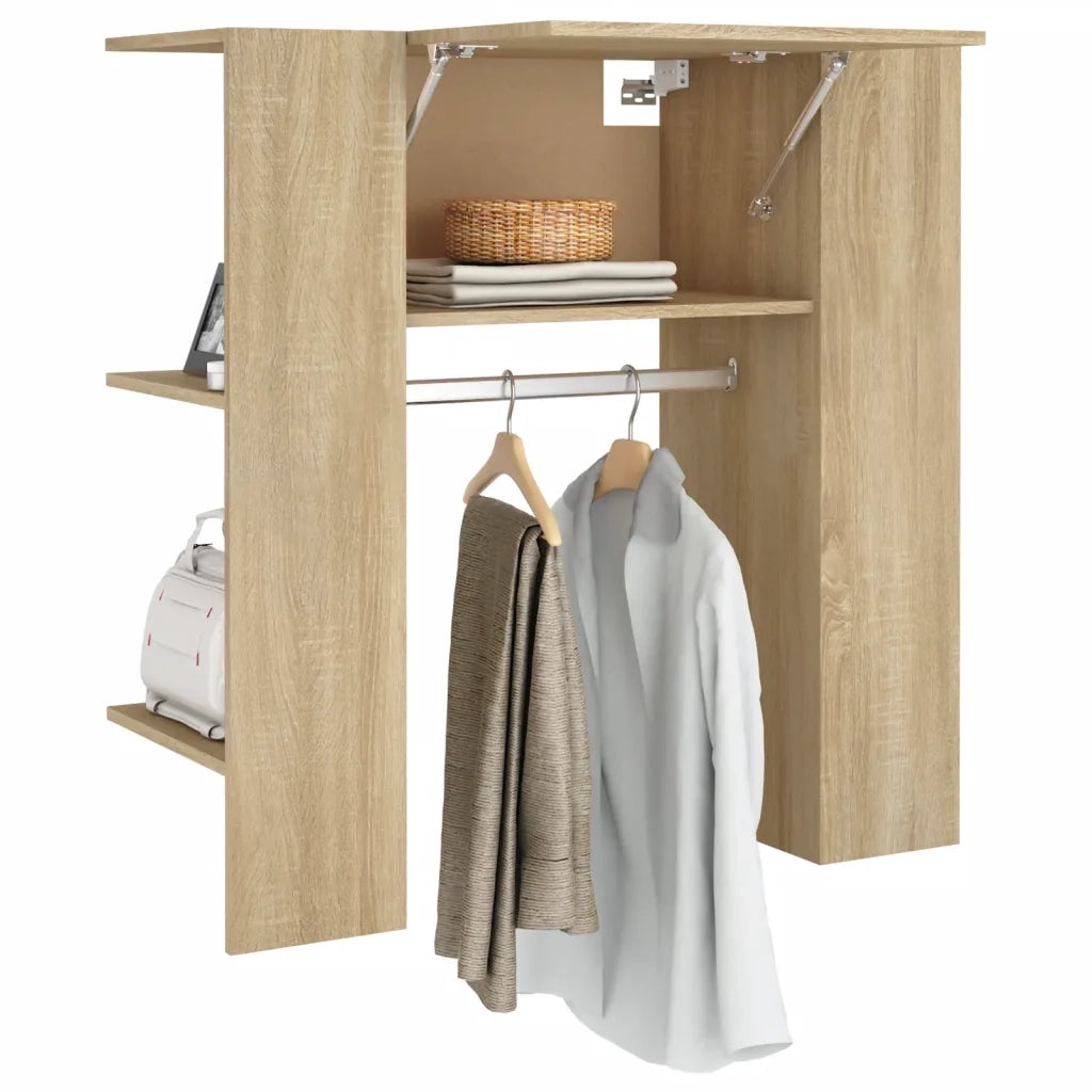 Scaffale Ingresso Rovere Sonoma 97,5x37x99 cm Legno Multistrato 808768