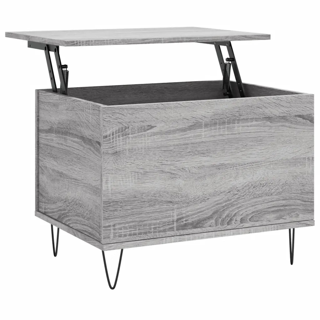 Tavolino Salotto Grigio Sonoma 60x44,5x45 cm Legno Multistratocod mxl 78825