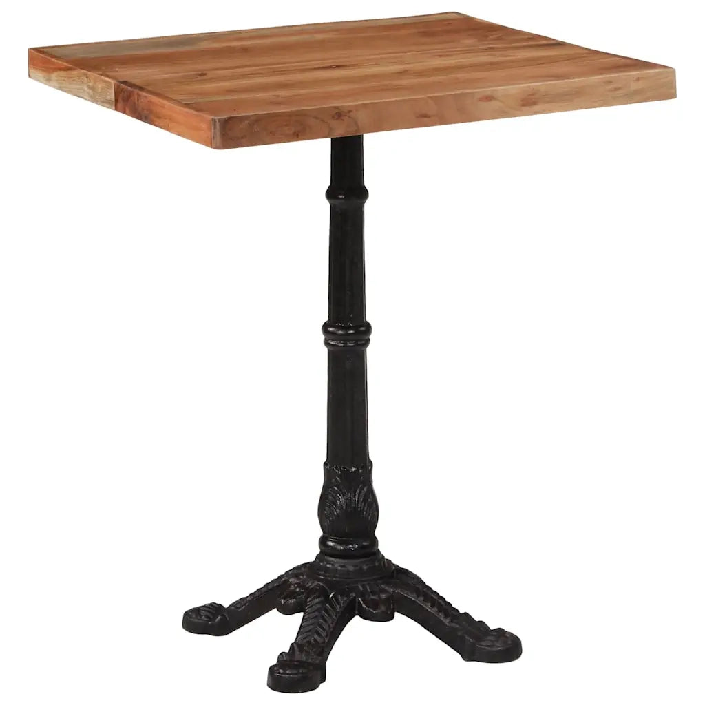 Tavolo da Bistrot 60x60x76 cm in Legno Massello di Acacia cod mxl 96527