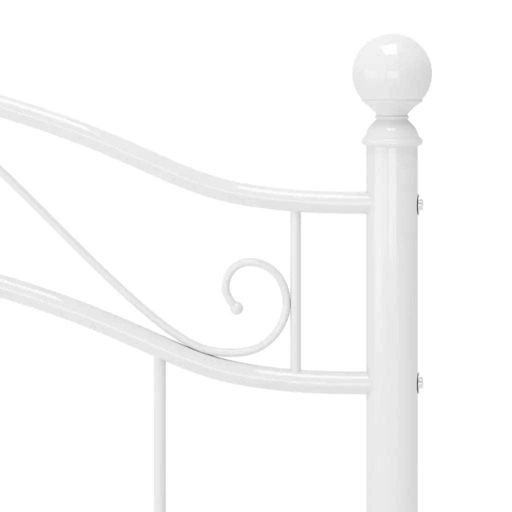 Giroletto-Struttura Letto Bianco in Metallo 90x200 cm 670776