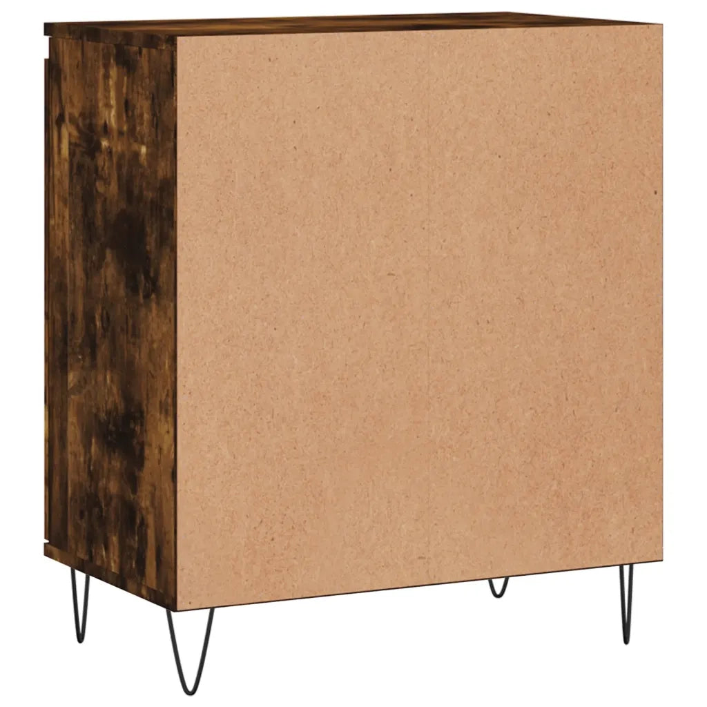 Credenza Rovere Fumo 60x35x70 cm in Legno Multistrato 827161