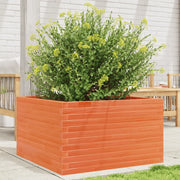 Fioriera Giardino Marrone Cera 80x80x45,5cm Legno Massello Pino 847260