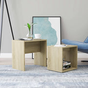 Set Tavolini da CaffÃ¨ Rovere Sonoma 48x30x45 cm in Truciolato cod mxl 71119