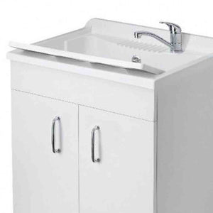 Lavatoio in legno montato con imballo rinforzato 60 x 60