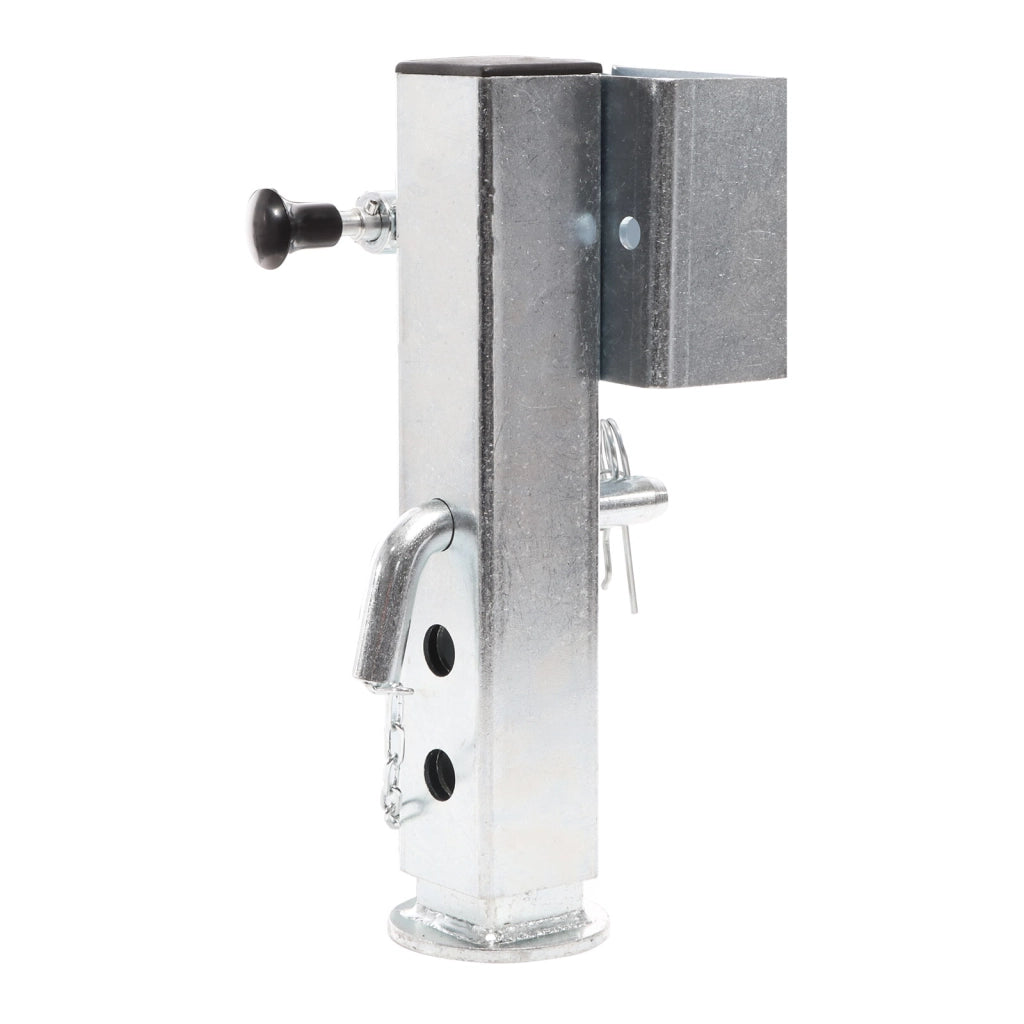 Set 2 piedi stabilizzatori per rimorchi roulotte 350mm, orientabili max 1300kg