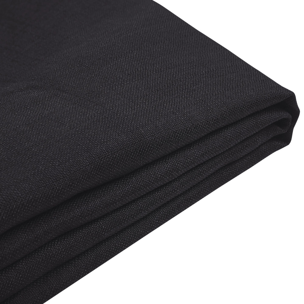 Copri Letto Tessuto Nero per Letto 180 x 200 cm Sfoderabile Lavabile