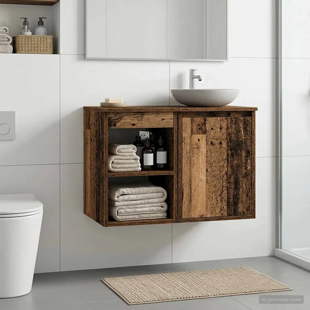 Armadio Bagno In-between Legno antico 30 x 35 x 50 cm 890340