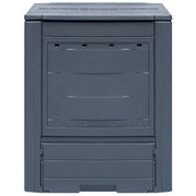 Compostiere per Giardino 3 pz Grigio 60x60x73 cm 780 L CFW6833816