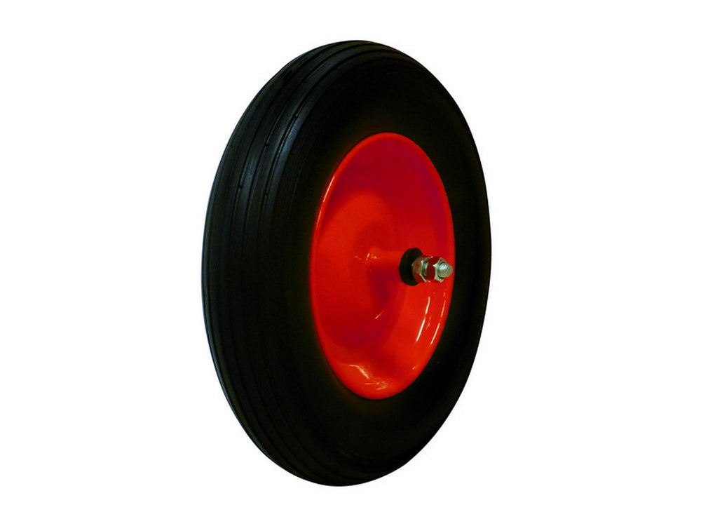 ruota piena x carriola mis.3.50x8 perno cm.21/asse cm.15,5 cod:ferx.vit37127