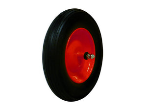 ruota piena x carriola mis.3.50x8 perno cm.21/asse cm.15,5 cod:ferx.vit37127