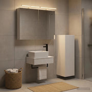 Set di Armadi da Bagno 4 pz Bianco Legno ingegnerizzato 3407383