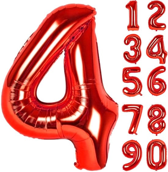 Decorazione per Festa - Pallone XXL 83cm - Pallone Numerico 0-9 - Pallone di Foglio - Decorazione per Compleanno - Foglio di Alluminio - Tessitura Metallizzata