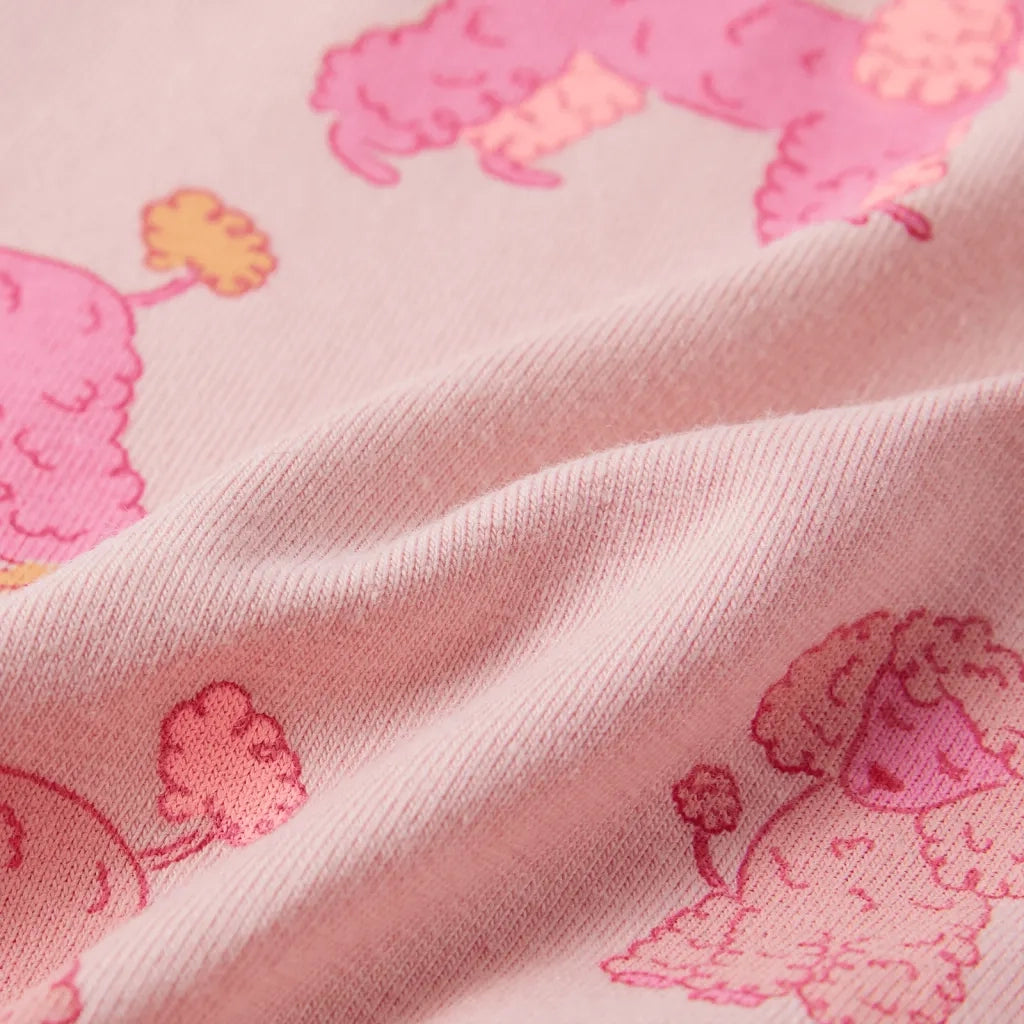 Pigiama da Bambina a Maniche Corte Rosa Chiaro 104 CFW1796492