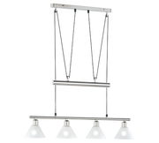 Lampada Sospensione 28W Yo Yo 4 Luci Coni Vetro Stamina GD Trio
