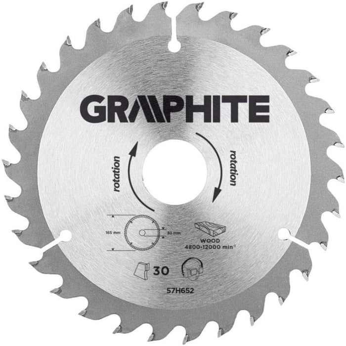 Topex 57h652 lama per sega circo colare carburo di silicio 165 ds