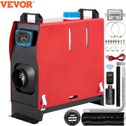 Caleffaccia Diesel - Con Connessione Bluetooth - Schermo LCD - Inclusa Comandi a Distanza & Accessori - Con Funzione Timer - Riscaldamento a Vapore - Rosso