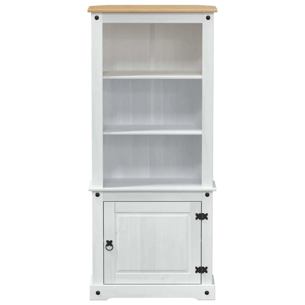 Credenza Bianco 74 x 38 x 170 cm Pino massello