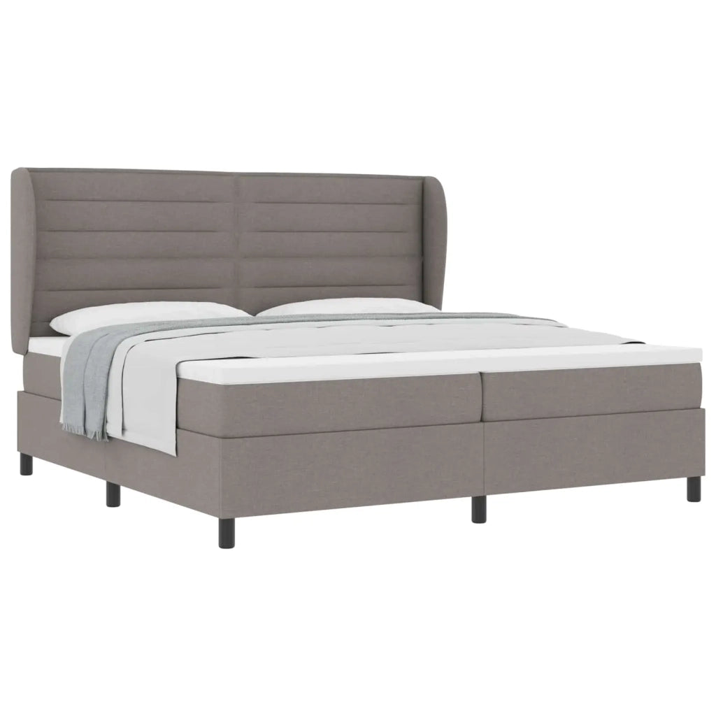 Letto a molle con materasso Talpa 200 x 200 cm Tessuto 3340526