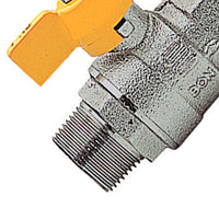 Rubinetto a sfera per gas, mf, con leva in alluminio