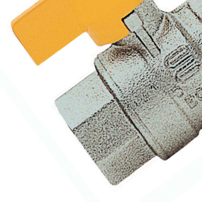 Rubinetto a sfera per gas, ff, con leva alluminio