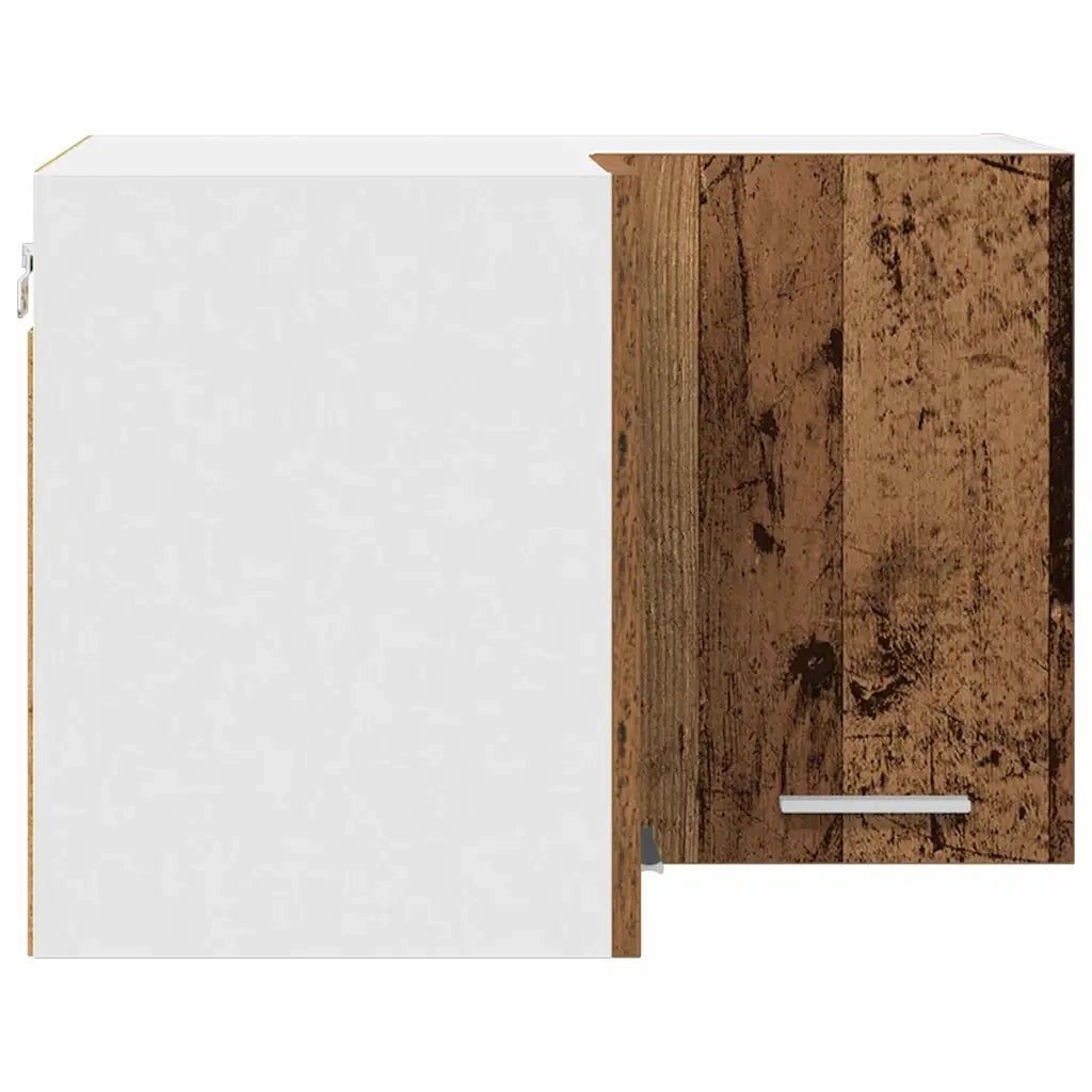 Armadio pensile Legno Antico e Bianco 57 x 57 x 40 cm