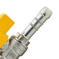 Rubinetto a sfera portagomma diritta f