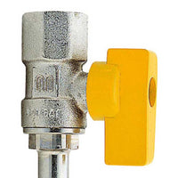 Rubinetto a sfera portagomma diritta f