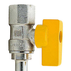 Rubinetto a sfera portagomma diritta f