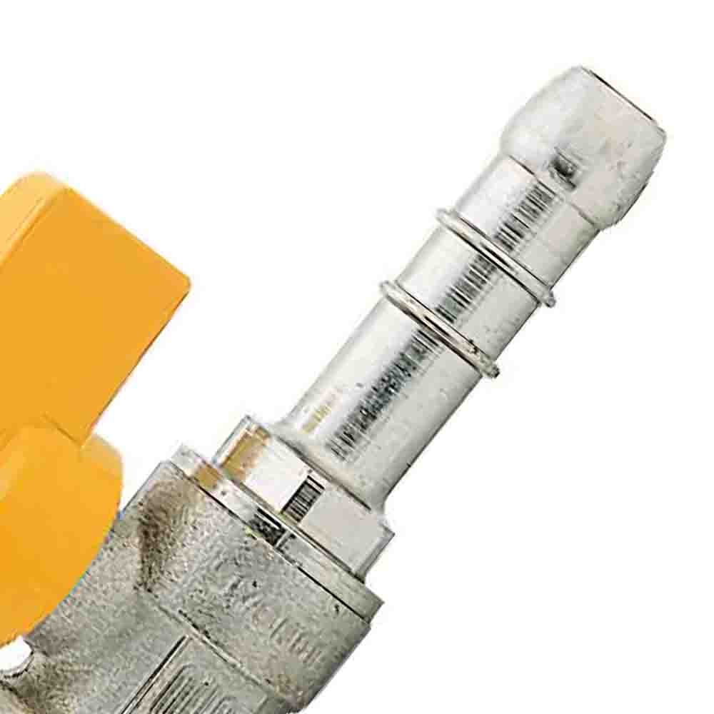 Rubinetto a sfera portagomma diritta m