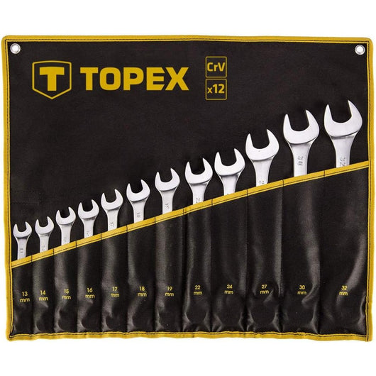 Topex 35d758 chiavi combinate, 1 13-32 mm, set 12 pezzi. ds