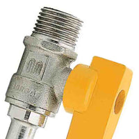 Rubinetto a sfera portagomma diritta m