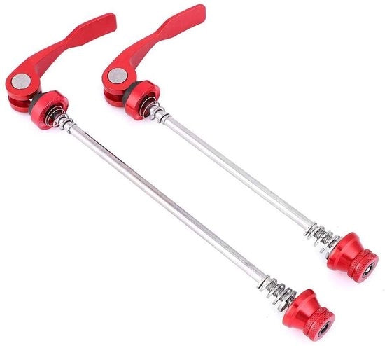 Accessorio MTB - Snelspanner per Pneumatico Anteriore - Snelspanner per Pneumatico Posteriore - Snelspanner con Peno di Sella - Resistente allo Sfregio - Duraturo - Accessorio MTB