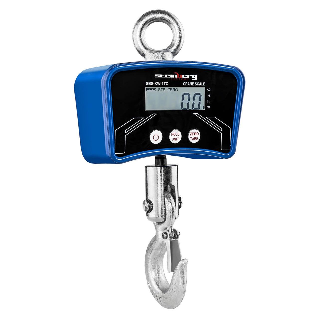 Bilancia a gancio - 1.000 kg / 0,2 kg - Schermo LCD con retroilluminazione 14_0000119