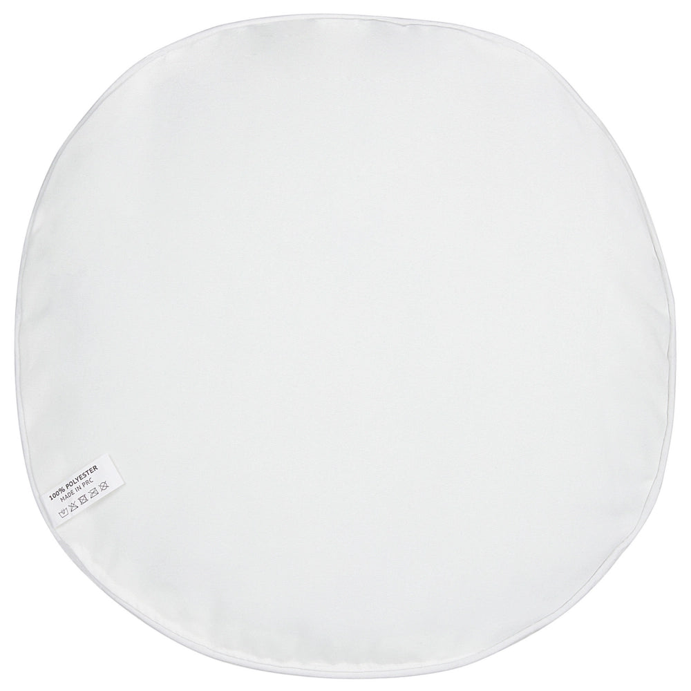 Set di 2 cuscini da giardino rotondi in tessuto blu con stampa floreale ⌀ 40 cm esterno patio