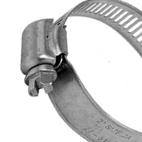 Kit di 2 fascette a vite in acciaio