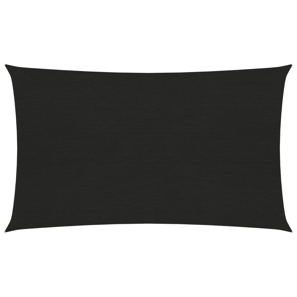 Vela ombreggiante/ombrellone 160 g/m² 2 x 5 m HDPE nero 02_0009192