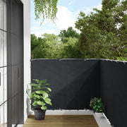 Paravento Balcone Antracite 120x500 cm Tessuto Oxford 134874