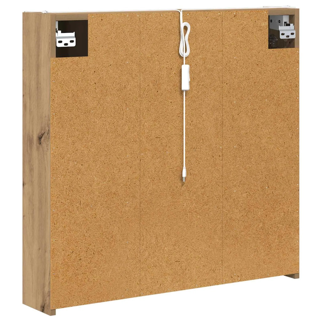 Mobiletto per specchio da bagno con porta Rovere Artigianale 889262
