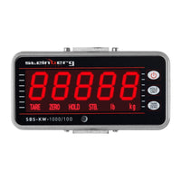 Bilancia a gancio - 1.000 kg / 0,2 kg - Schermo LCD con retroilluminazione 14_0000119