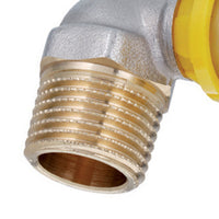 Raccordo curvo maschio a pressare per multistrato gas