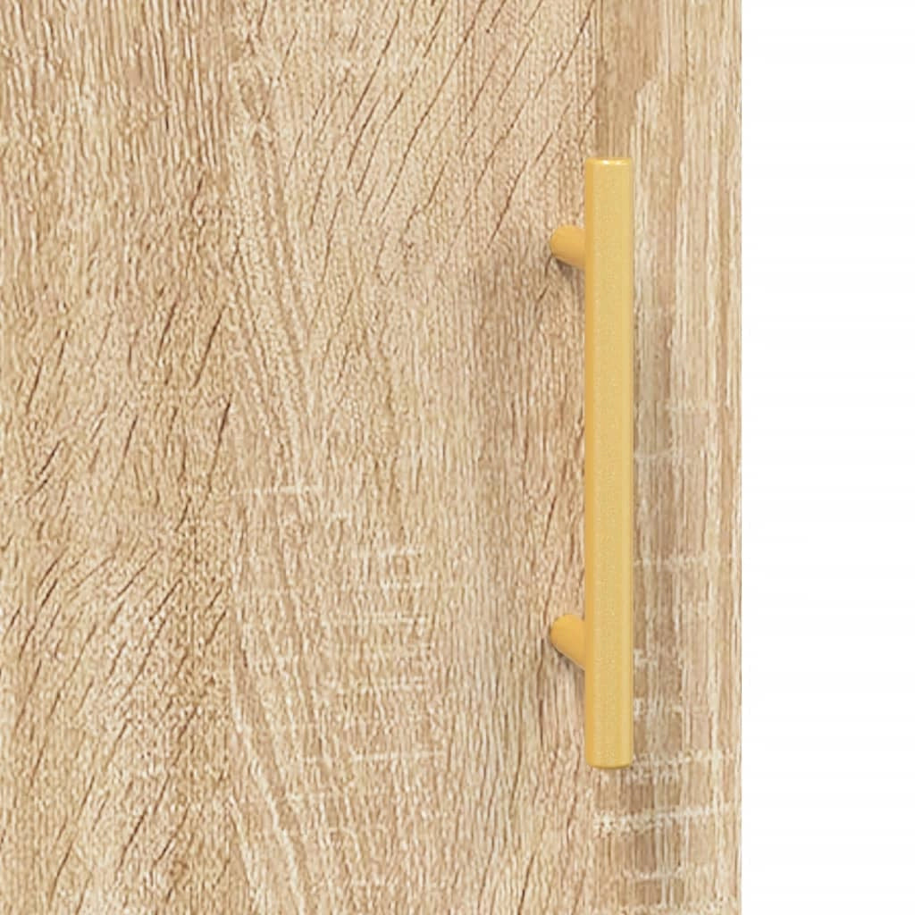 Mobile TV multimediale mensola TV credenza TV sala da pranzo soggiorno camera da letto rovere Sonoma 150 x 30 x 50 cm legno ingegnerizzato marrone 02_0027489
