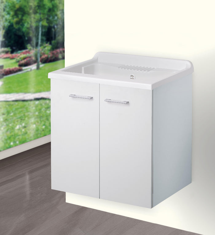 Lavatoio sospeso 60x50 con doppia anta