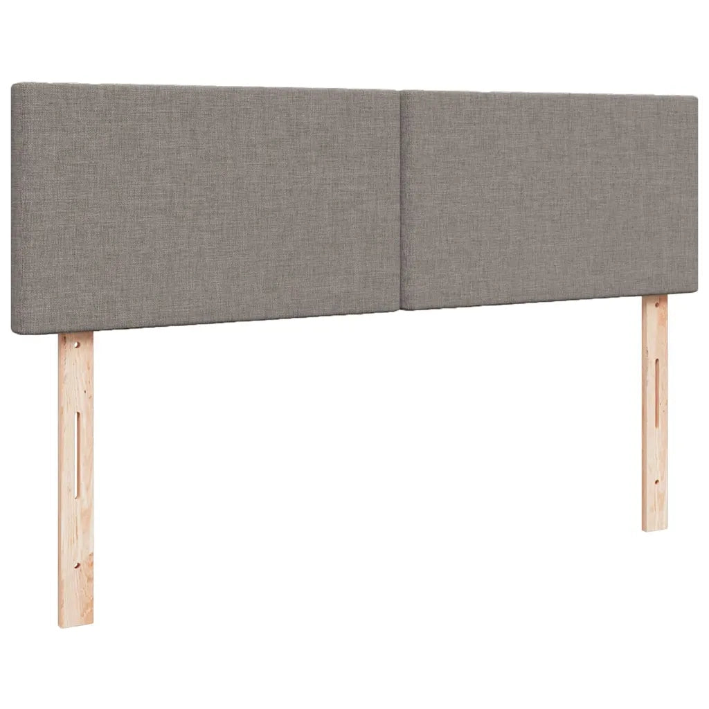 vidaXL Pouf Letto con Materasso Tortora 140x190 cm in Tessuto