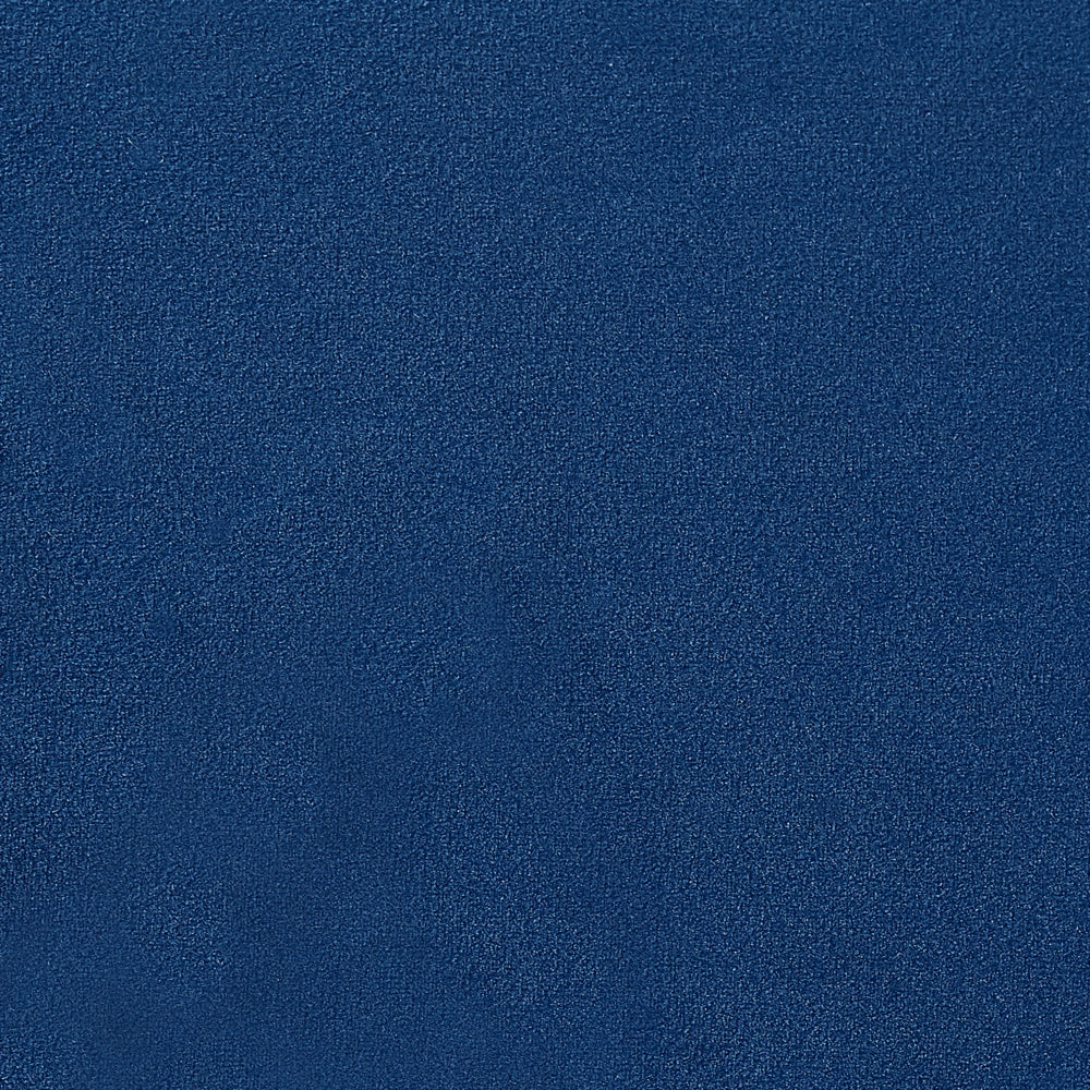 Fodera per poltrona in velluto di colore blu di ricambio con cerniera federa rimovibile