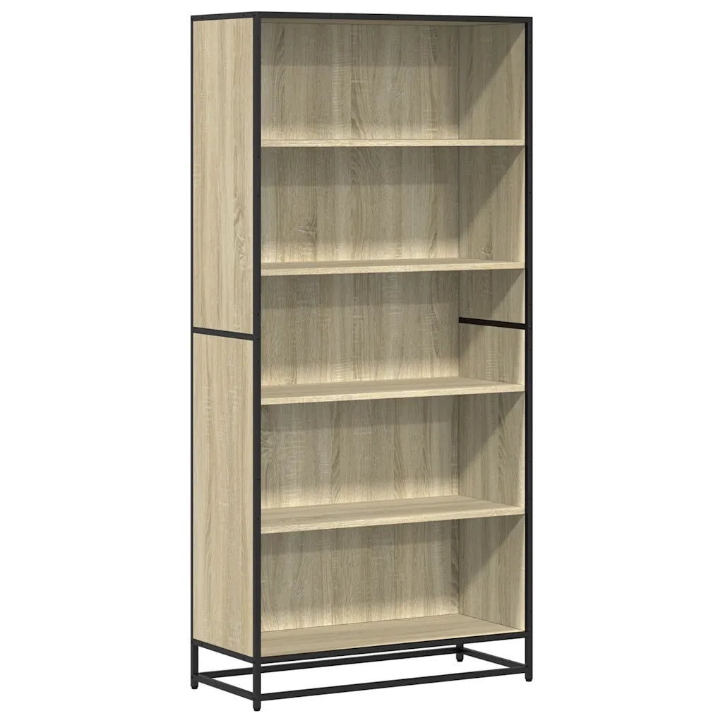 Libreria Rovere Sonoma 80,5x35x170,5 cm in Truciolato