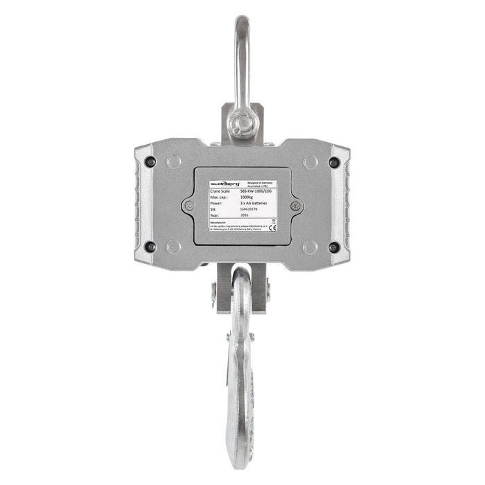 Pesatrice a gancio - 1.000 kg / 0,5 kg - LED - Alluminio 14_0000120