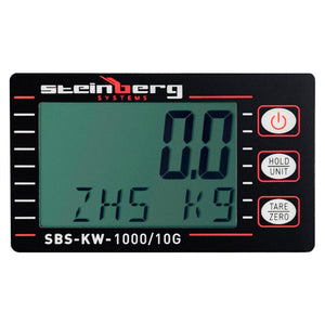 Pesatrice a gancio - 1.000 kg / 0,5 kg - LED - Alluminio 14_0000120