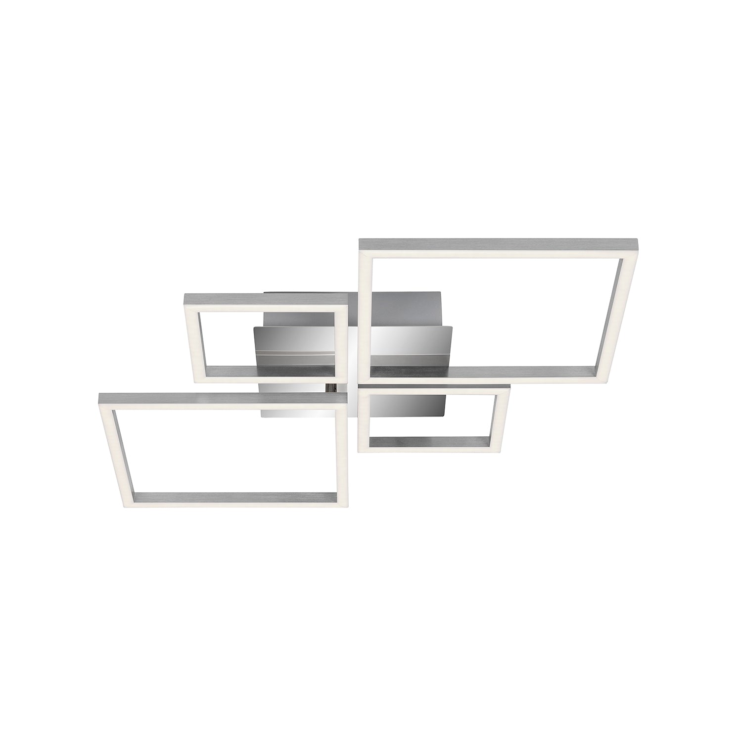 Applique Moderna Frame Metallo Cromo Led Integrato 44W 3000K