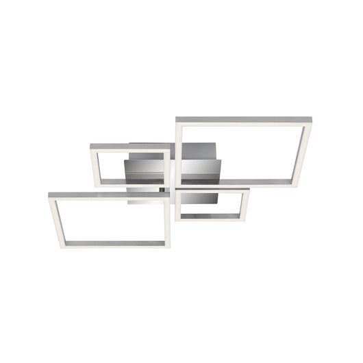 Applique Moderna Frame Metallo Cromo Led Integrato 44W 3000K