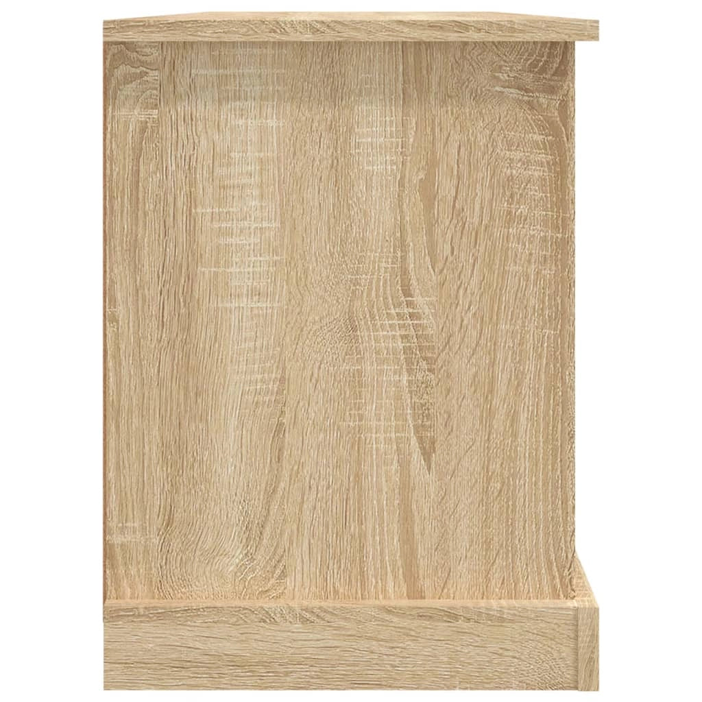 Mobile TV multimediale mensola TV credenza mobile TV sala da pranzo soggiorno camera da letto rovere Sonoma 99,5 x 35,5 x 48 cm legno ingegnerizzato marrone 02_0027559